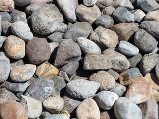 texture of decorative stones in modern construction, stone concept