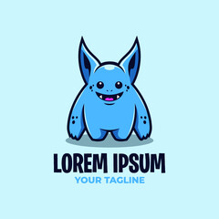 AWESOME CUTE MONSTER LOGO TEMPLATE