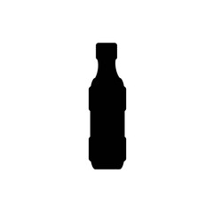 plastic bottle icon isolated on white background