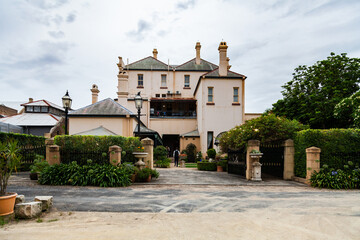 Old historic building once a bank now a wedding venue