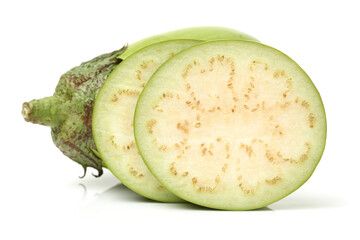 aubergine isolated on white background