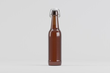 Beer Bottles Mockup 3D Illustration
