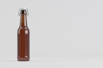 Beer Bottles Mockup 3D Illustration