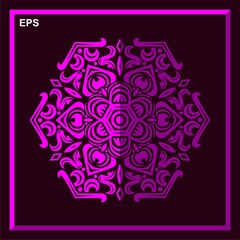 Modern vector mandala art design with a beautiful mix of colors, suitable for all advertising design needs, both for business card designs, banners, brochures and others.
EPS format files