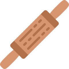 rolling pin flat icon