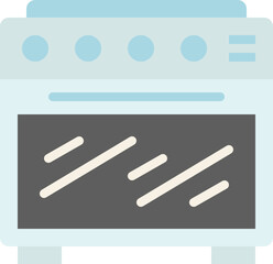 oven flat icon