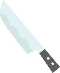 chef knife flat icon