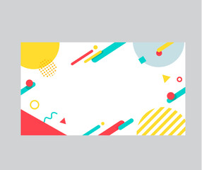 タイトル背景に使える幾何学模様／バナー背景