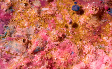 Beautiful acrylic color abstract background. Colored marble mixed ink abstraction