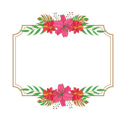 Fototapeta na wymiar Beautiful Vector Floral Foliage Arrangements Set Graphics with elegant floral and leaves in colourful illustration. Can be used for your wedding or any invitation template