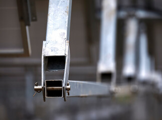 Solar photovoltaic panels supported by stainless steel MTR brackets