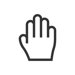 Obraz premium Move Cursor outline icon