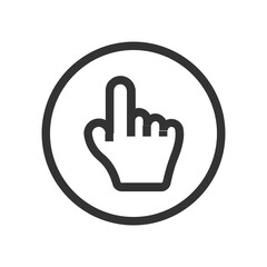 Click Cursor outline icon