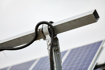 Iron bracket supporting solar photovoltaic