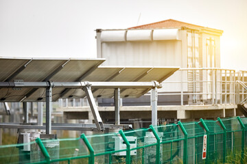 Iron bracket supporting solar photovoltaic