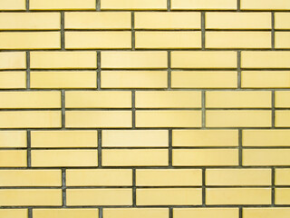 Sand-colored brick wall