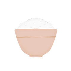 茶碗に盛られた白米