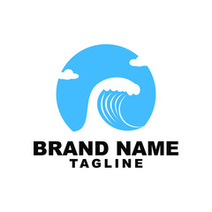 WAVE LOGO CREATIVE DESIGN IDEA