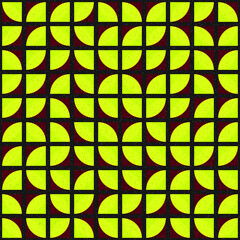 Abstract Geometric Pattern generative computational art illustration