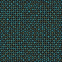 Abstract Geometric Pattern generative computational art illustration