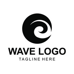 Fototapeta premium WAVE LOGO CREATIVE DESIGN IDEA