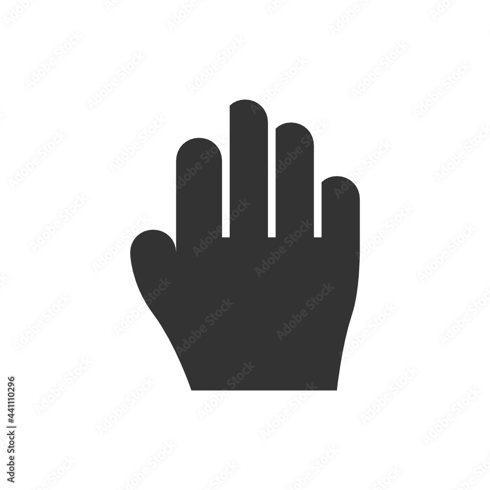 Poster move cursor solid icon