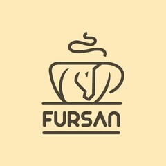 fursan horse as cup of coffee