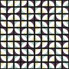 Abstract Geometric Pattern generative computational art illustration