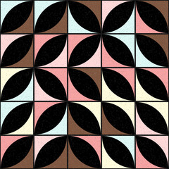 Abstract Geometric Pattern generative computational art illustration