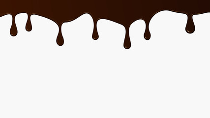 melted chocolate dripping