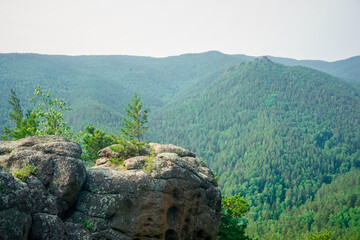 Fototapeta premium Krasnoyarsk Pillars Nature Reserve is one of the unique places in Russia