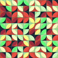 Abstract Geometric Pattern generative computational art illustration