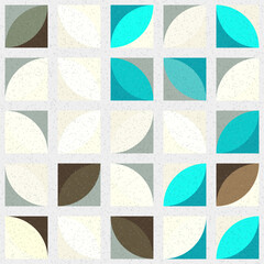 Abstract Geometric Pattern generative computational art illustration