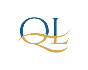 Initial letter QL, QL letter logo design