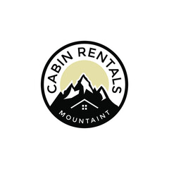 Mountain view with cabin for family village house rent