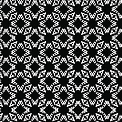 
floral seamless pattern background.Geometric ornament for wallpapers and backgrounds. Black and white pattern. 
