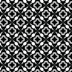 
floral seamless pattern background.Geometric ornament for wallpapers and backgrounds. Black and white pattern. 