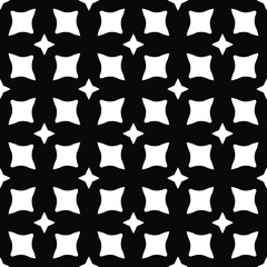 
floral seamless pattern background.Geometric ornament for wallpapers and backgrounds. Black and white pattern. 