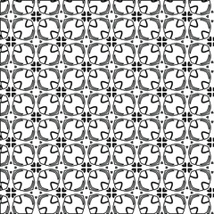 

Vector geometric pattern. Repeating elements stylish background abstract ornament for wallpapers and backgrounds. Black and white colors