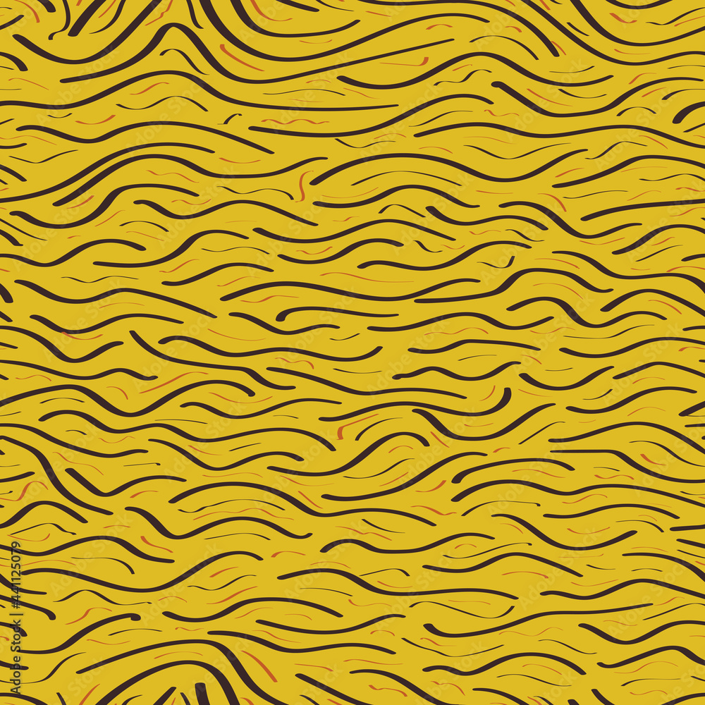 Poster abstract seamless repeating pattern of colored lines