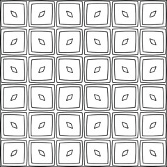 

Vector geometric pattern. Repeating elements stylish background abstract ornament for wallpapers and backgrounds. Black and white colors