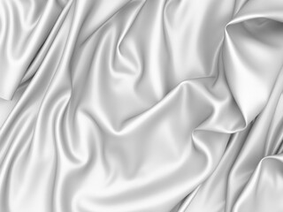 Obraz premium Abstract white fabric texture background