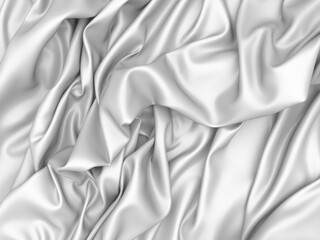 Abstract white fabric texture background