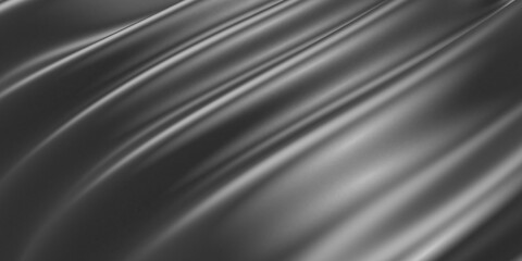 Abstract background luxury cloth. Smooth elegant black silk or satin