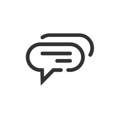 Speech Bubble outline icon