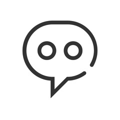 Speech Bubble outline icon