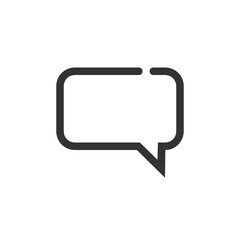 Speech Bubble outline icon