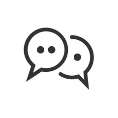 Speech Bubble outline icon