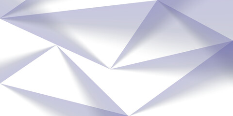 Obraz premium Triangle background, geometric white background, soft paper, abstract design, modern wallpaper, wall canvas, texture pattern, with lines gradient, you can use for ad, business presentation