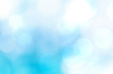 Abstract blue blur background with bokeh
